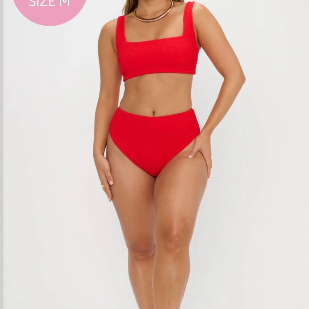 *NWT* Show Me Your Mumu Red Bikini Set